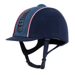 Dublin Silver Pro Eingefasster Helm (52-55) -Equestrian Dreams 323906 DB WH RE 3