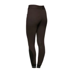 Cavalleria Toscana American Damen Reithose Mit Kniebesatz Mit Perforiertem Logo Tape Und Grip -Equestrian Dreams 331276 BR 1