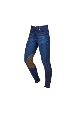 Dublin Shona Damenreithose Mit Kniebesatz In Jeansoptik -Equestrian Dreams 333099 DNB 2