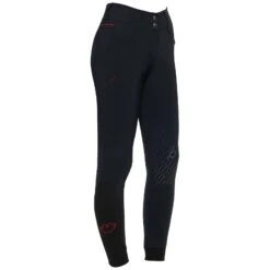 Cavalleria Toscana CT Team Red Stripe High Waist Reithose Mit Vollbesatz -Equestrian Dreams 338470 DB 3