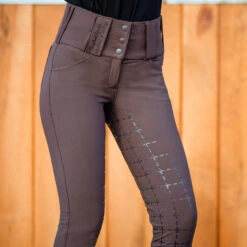Horze Desiree Reithose Mit Vollbesatz Für Damen Mit Silikon Grip Und Gürtelschlaufen -Equestrian Dreams 36055 BRBR 5