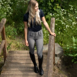 Horze Desiree Reithose Mit Vollbesatz Für Damen Mit Silikon Grip Und Gürtelschlaufen -Equestrian Dreams 36055 CRDG 9