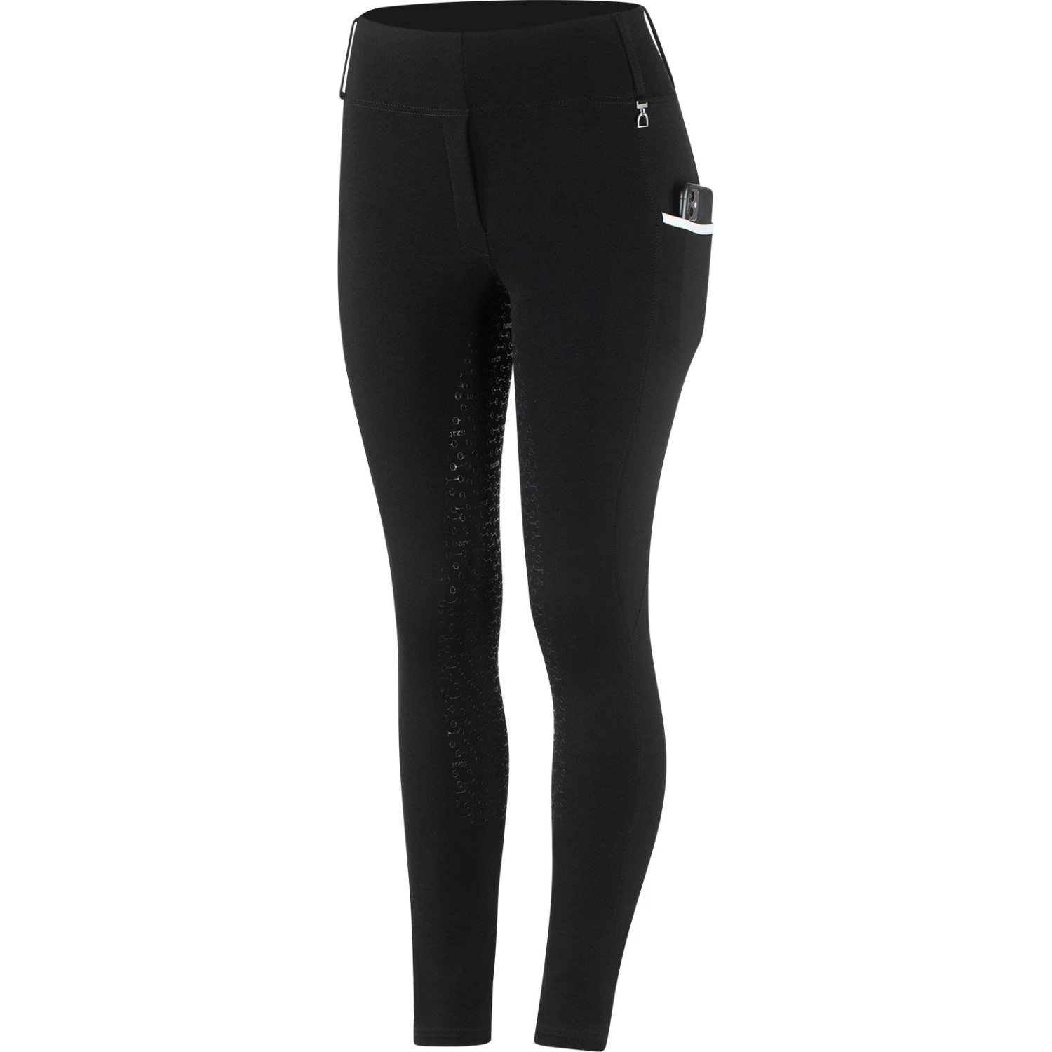 Horze Lucinda Damen Reitleggings Mit Vollbesatz Mit Hohem Bund 4 Horze Lucinda Damen Reitleggings Mit Vollbesatz Mit Hohem Bund – Bild 2