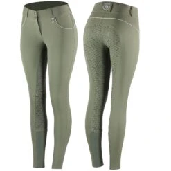 Horze Aubrey Damen Reithose Mit Silikonvollbesatz Und Hohem Bund