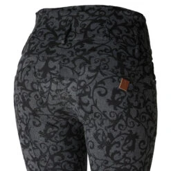 Horze Tara Damen Reithose Mit Silikonvollbesatz Und Hohem Bund -Equestrian Dreams 36091 BL G 5