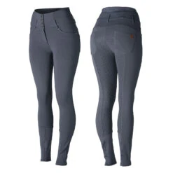 Horze Tara Damen Reithose Mit Silikonvollbesatz Und Hohem Bund -Equestrian Dreams 36091 GB 1