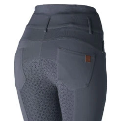 Horze Tara Damen Reithose Mit Silikonvollbesatz Und Hohem Bund -Equestrian Dreams 36091 GB 5