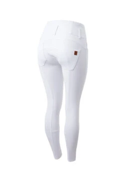 Horze Tara Damen Reithose Mit Silikonvollbesatz Und Hohem Bund -Equestrian Dreams 36091 WH 1