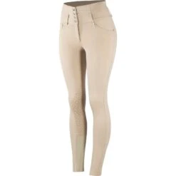 Horze Tara Damen Reithose Mit Kniebesatz Und Hohem Bund -Equestrian Dreams 36092 TFBE 2