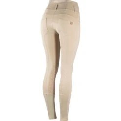 Horze Tara Damen Reithose Mit Kniebesatz Und Hohem Bund -Equestrian Dreams 36092 TFBE 3
