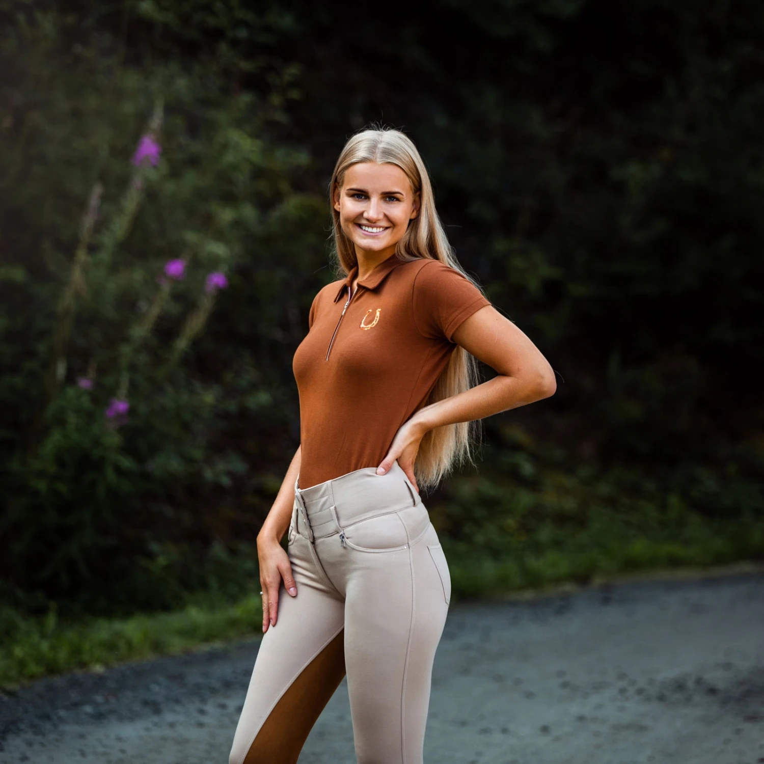 Horze Tara Damen Reithose Mit Vollbesatz Mit Hohem Bund 6 Horze Tara Damen Reithose Mit Vollbesatz Mit Hohem Bund – Bild 4