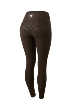 Horze Desiree Damen Reithose Mit Silikonvollbesatz Und Hohem Bund -Equestrian Dreams 36605 DBR 1