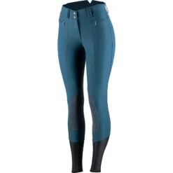 Horze Angelina Leichte Damen Stretch-Reithose Mit Lederkniebesatz -Equestrian Dreams 36618 RPB 2