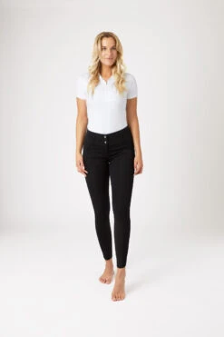 Horze Daniela Damenreithose Mit Kniebesatz Aus Synthetikleder -Equestrian Dreams 36621 BL 3