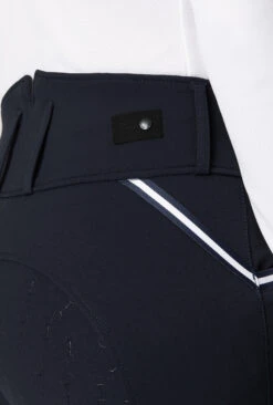 Horze Della Vollbesatzreithose Für Damen Mit Hohem Bund Und Kontrastpaspeln -Equestrian Dreams 36681 VDB 6