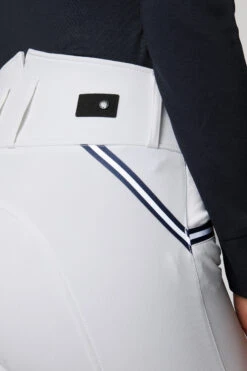 Horze Della Vollbesatzreithose Für Damen Mit Hohem Bund Und Kontrastpaspeln -Equestrian Dreams 36681 WH 6