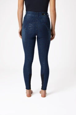 Horze Kaia Jeansreithose Mit Silikonvollbesatz Und Kristallen -Equestrian Dreams 36684 DNB 4