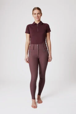 Horze Andrea Kniebesatzreithose Mit Hohem Bund Für Damen 18 Horze Andrea Kniebesatzreithose Mit Hohem Bund Für Damen -Equestrian Dreams 36690 RMBU 3