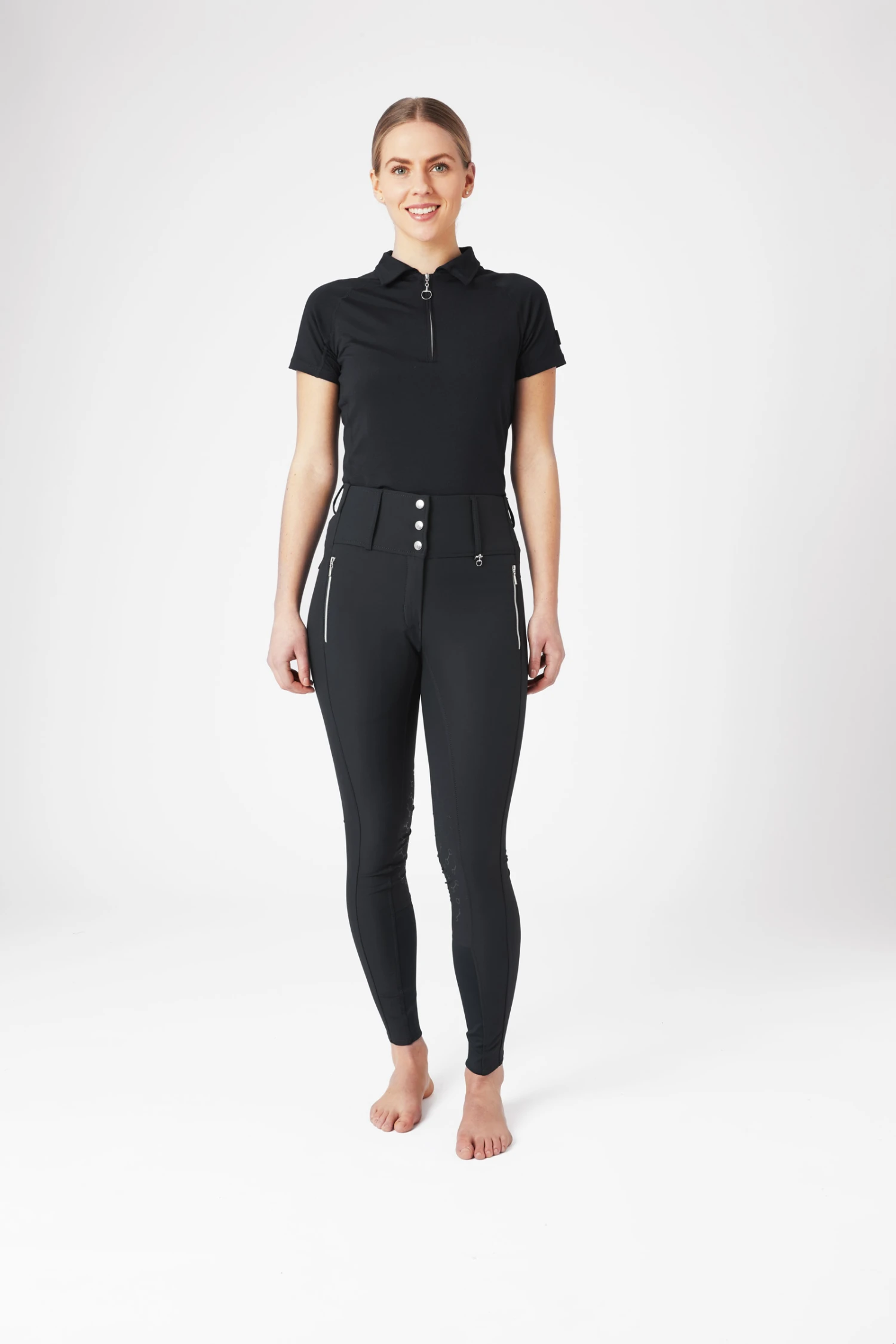 Horze Andrea Kniebesatzreithose Mit Hohem Bund Für Damen 12 Horze Andrea Kniebesatzreithose Mit Hohem Bund Für Damen – Bild 10