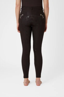 Horze Kaitlin Damen Vollbesatzreithose Mit Blumendetail -Equestrian Dreams 36705 AFBR 4