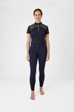 Horze Kaitlin Damen Vollbesatzreithose Mit Blumendetail -Equestrian Dreams 36705 PDB 3