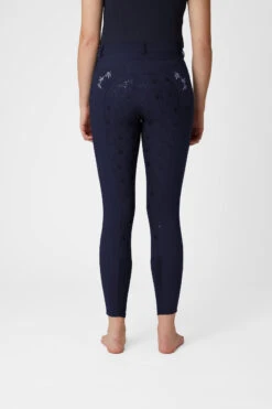 Horze Kaitlin Damen Vollbesatzreithose Mit Blumendetail -Equestrian Dreams 36705 PDB 4