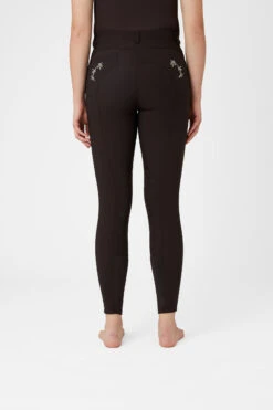 Horze Kaitlin Damen Kniebesatzreithose Mit Blumendetail -Equestrian Dreams 36706 AFBR 4