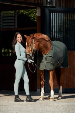 Horze Gabriela Damen Vollbesatzreitleggings Mit Kompression Und UV-Schutz -Equestrian Dreams 36713 AGGR 7