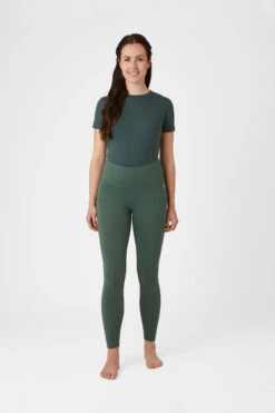 Horze Ginny Damen Reitleggings Mit Silikonvollbesatz Und Handytasche -Equestrian Dreams 36721 CLGR 3