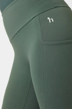 Horze Ginny Damen Reitleggings Mit Silikonvollbesatz Und Handytasche -Equestrian Dreams 36721 CLGR 5