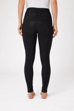 Horze Louisa Damen Thermo Vollbesatzreithose Mit Hohem Bund -Equestrian Dreams 36735 bl 04