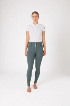 Horze Louisa Damen Thermo Vollbesatzreithose Mit Hohem Bund -Equestrian Dreams 36735 udgr 03