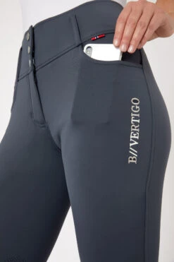 B Vertigo Meghan Damen Kniebesatzreithose Mit Hohem Bund -Equestrian Dreams 36740 VDB 5