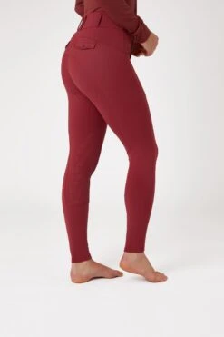 Horze Ingrid Damen Winter Reithose Mit Hohem Bund Und Kniebesatz -Equestrian Dreams 36743 MWRE 2