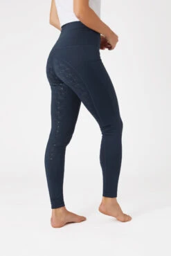 Horze Mette Damen Übergangsreitleggings Mit Vollbesatz Und Hohem Bund -Equestrian Dreams 36752 IKB 2