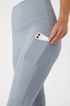 Horze Mette Damen Übergangsreitleggings Mit Vollbesatz Und Hohem Bund -Equestrian Dreams 36752 TWG 5