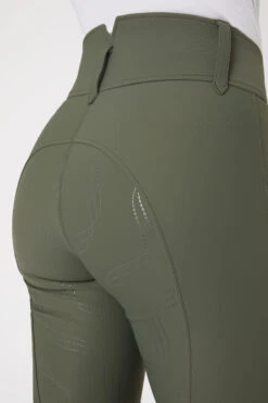 Horze Indira Damen Vollbesatzreithose Mit Hohem Bund -Equestrian Dreams 36758 BKGR 6