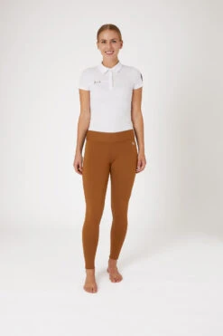 Horze Active Damen Winter Kniebesatzreitleggings Mit Handytasche -Equestrian Dreams 36790 cfbr 03