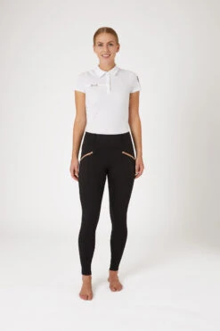 Horze Vollbesatzreitleggings Mit Roségoldenem Reißverschluss 24 Horze Vollbesatzreitleggings Mit Roségoldenem Reißverschluss -Equestrian Dreams 36909 bl 03