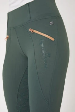 Horze Vollbesatzreitleggings Mit Roségoldenem Reißverschluss 40 Horze Vollbesatzreitleggings Mit Roségoldenem Reißverschluss -Equestrian Dreams 36909 gr 05