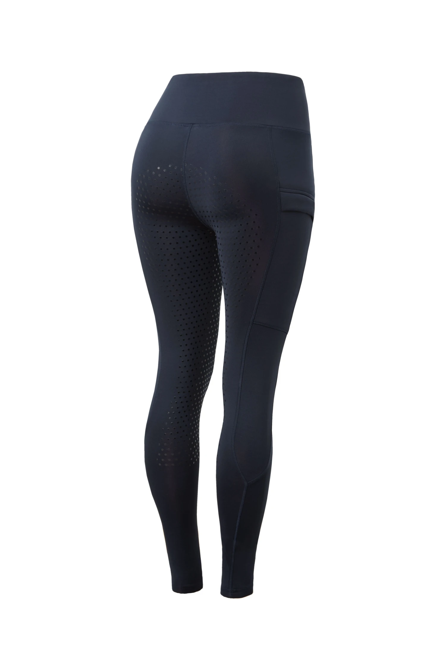 Horze Damen Vollbesatzreitleggings Mit Mesh-Beinabschlüssen 10 Horze Damen Vollbesatzreitleggings Mit Mesh-Beinabschlüssen – Bild 8