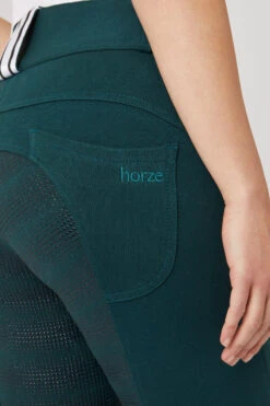 Horze Damen Vollbesatzreithose Mit Gürtelschlaufendetail -Equestrian Dreams 36957 PDGR 5
