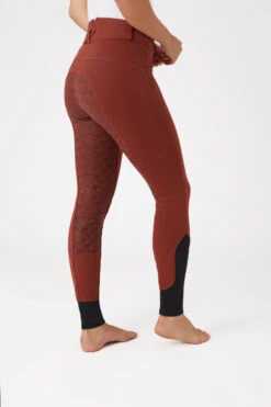 Horze Damen Reithose Mit Silikonvollbesatz Und Hohem Bund -Equestrian Dreams 36960 bre 02
