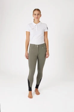 Horze Damen Reithose Mit Silikonvollbesatz Und Hohem Bund -Equestrian Dreams 36960 cg 03