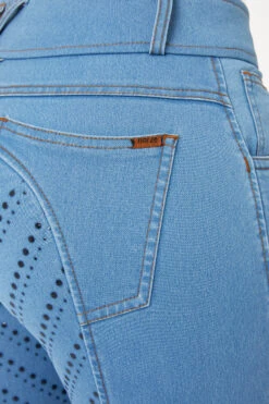 Horze Damen Jeansreithose Mit Vollgrip -Equestrian Dreams 36966 534 07