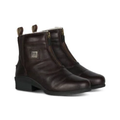 B Vertigo Mercury Damen Winter Reitstiefeletten Mit Lammfellfutter -Equestrian Dreams 38105 DBR 1