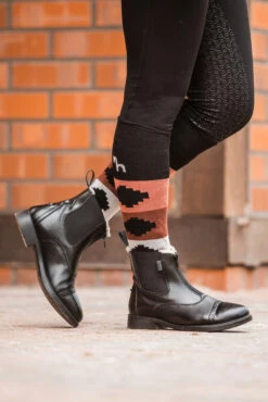 Horze Wexford Damen Reitstiefeletten Mit Frontzipper Und Kunstfell -Equestrian Dreams 38266 bl 08