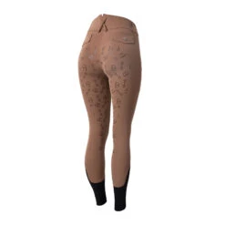 Reithose Mit Vollbesatz Mit Hohem Bund Und Silikon Gebissdruck -Equestrian Dreams CP3630 BR 8