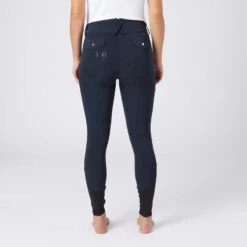 Reithose Mit Vollbesatz Mit Hohem Bund Und Silikon Gebissdruck -Equestrian Dreams CP3630 DB 3