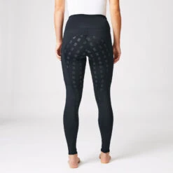 Reitleggings Mit Vollbesatz Für Damen Aus Silikon Mit Hohem Bund -Equestrian Dreams CP3675 DB 4